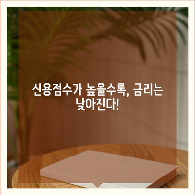 카카오뱅크 비상금대출, 신용점수가 중요한 이유 | 신용등급, 금리, 한도, 대출 조건