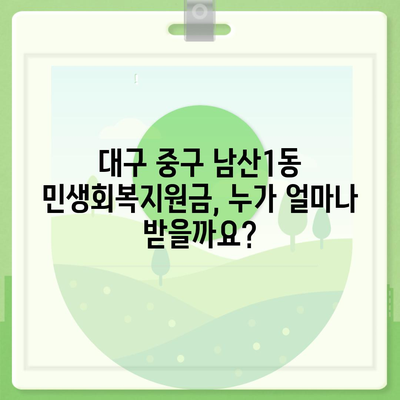 대구시 중구 남산1동 민생회복지원금 | 신청 | 신청방법 | 대상 | 지급일 | 사용처 | 전국민 | 이재명 | 2024