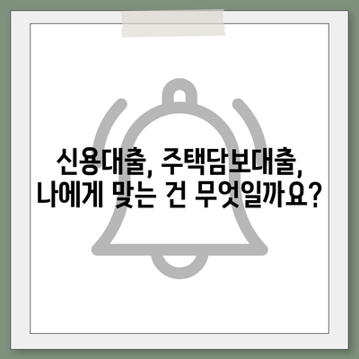 2금융권 대출, 나에게 맞는 상품 찾는 방법 | 신용대출, 주택담보대출, 비교분석, 금리 비교, 대출 조건