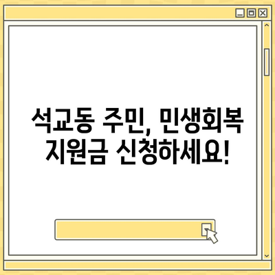 대전시 중구 석교동 민생회복지원금 | 신청 | 신청방법 | 대상 | 지급일 | 사용처 | 전국민 | 이재명 | 2024