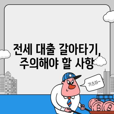 저금리 전세 대출 갈아타기 성공 전략| 이자 절감 팁 & 주의 사항 | 금리 비교, 대출 조건, 전세 대출 갈아타기