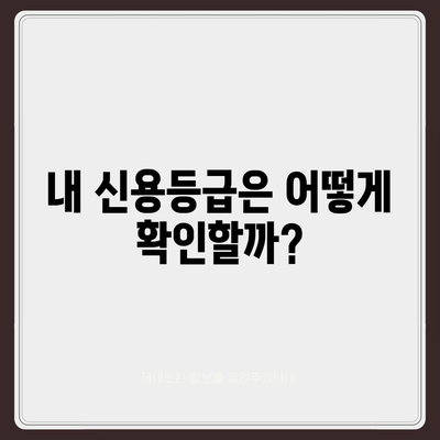 카카오뱅크 비상금대출, 신용점수가 중요한 이유 | 신용등급, 금리, 한도, 대출 조건