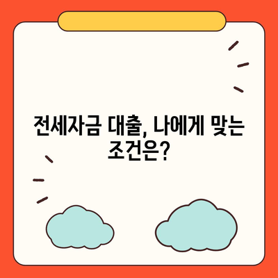 전세 대출, 이렇게 받으면 성공할 수 있다! | 전세자금 대출, 대출 조건, 금리 비교, 성공 전략