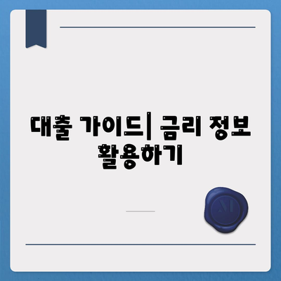 개인신용대출 금리와 한도 비교| 맞춤형 대출로 더 나은 선택하기! | 대출 가이드, 금리 정보, 맞춤형 금융 솔루션