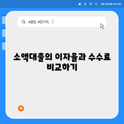 소액대출의 모든 것| 초보자를 위한 실용적 가이드 | 대출, 금융, 소액융자 팁