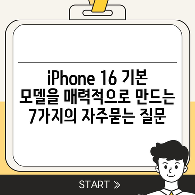 iPhone 16 기본 모델을 매력적으로 만드는 7가지