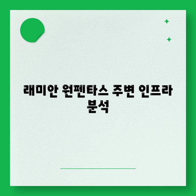 래미안 원펜타스 분양가와 전세대출 정보! 입주 시기 및 시세 차익 확인하기