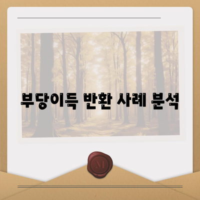 불법금융 대출로 인한 피해 부당이득 반환 사례 및 해결 방법 | 불법대출, 피해복구, 금융사기