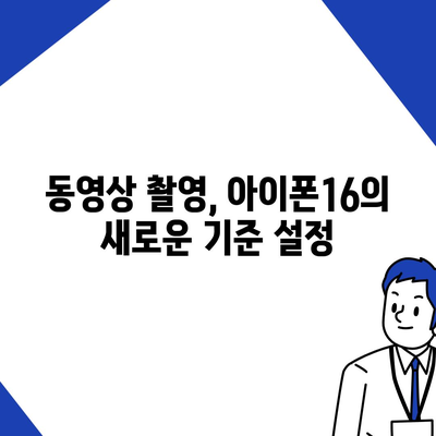 아이폰16 카메라 | 사진과 비디오의 세계를 새롭게 정의하다