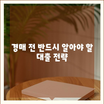 부동산 경매대출 남보다 유리하게 받는 5가지 팁 | 부동산, 경매, 대출 전략