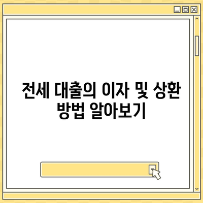 신혼부부 전세 대출의 조건과 혜택 완벽 가이드 | 전세, 대출 조건, 신혼부부 혜택