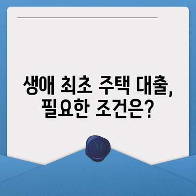 생애 최초주택 자금대출 조건과 금리 알아보는 방법 | 대출, 자금 조건, 주택 구매