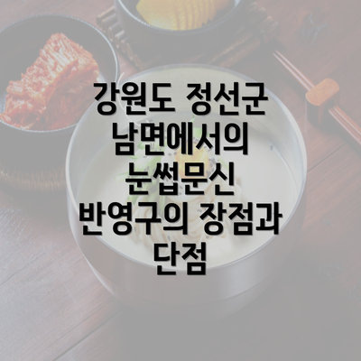 강원도 정선군 남면에서의 눈썹문신 반영구의 장점과 단점