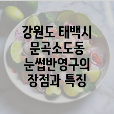 강원도 태백시 문곡소도동 눈썹반영구의 장점과 특징