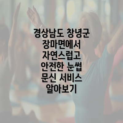 경상남도 창녕군 장마면에서 자연스럽고 안전한 눈썹 문신 서비스 알아보기