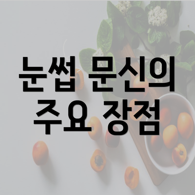 눈썹 문신의 주요 장점