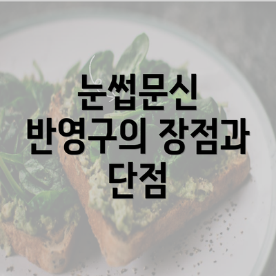 눈썹문신 반영구의 장점과 단점