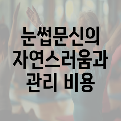 눈썹문신의 자연스러움과 관리 비용