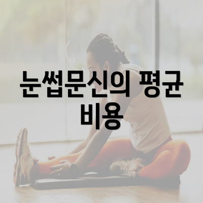 눈썹문신의 평균 비용