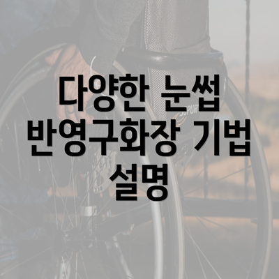 다양한 눈썹 반영구화장 기법 설명