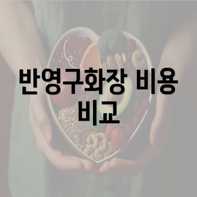 반영구화장 비용 비교