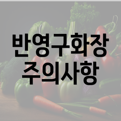 반영구화장 주의사항