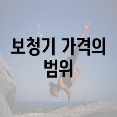 보청기 가격의 범위