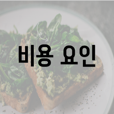 비용 요인