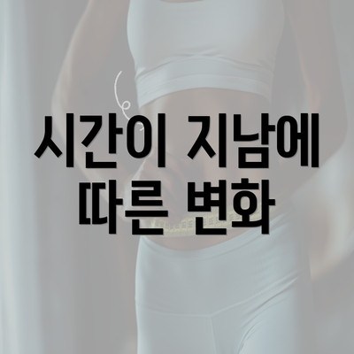 시간이 지남에 따른 변화