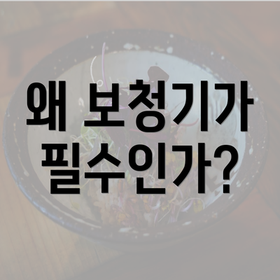 왜 보청기가 필수인가?