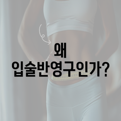 왜 입술반영구인가?