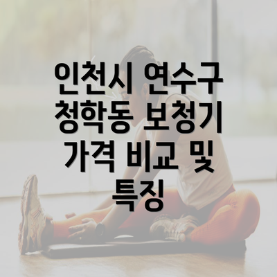 인천시 연수구 청학동 보청기 가격 비교 및 특징