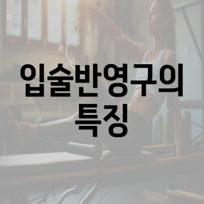 입술반영구의 특징