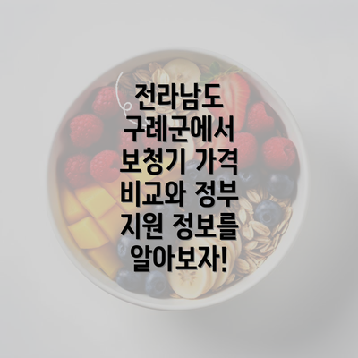 전라남도 구례군에서 보청기 가격 비교와 정부 지원 정보를 알아보자!