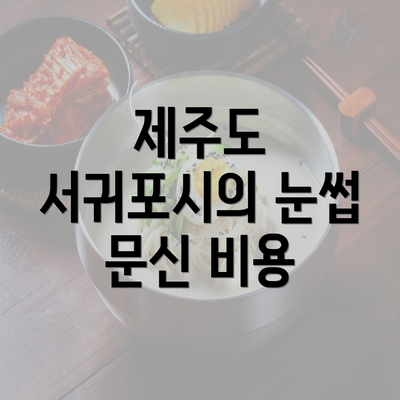 제주도 서귀포시의 눈썹 문신 비용