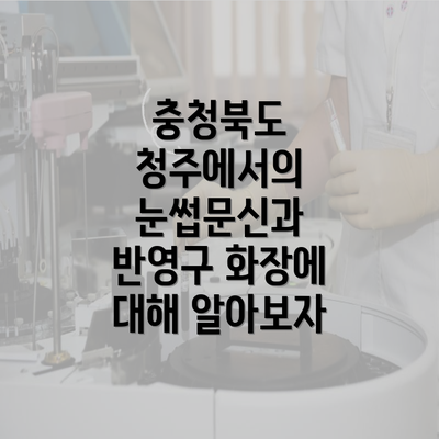 충청북도 청주에서의 눈썹문신과 반영구 화장에 대해 알아보자