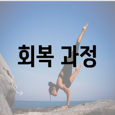 회복 과정