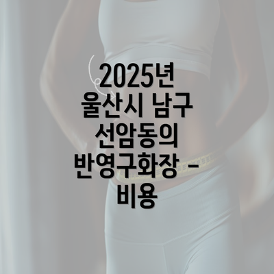 2025년 울산시 남구 선암동의 반영구화장 - 비용