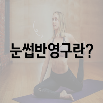 눈썹반영구란?