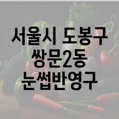 서울시 도봉구 쌍문2동 눈썹반영구