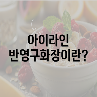 아이라인 반영구화장이란?