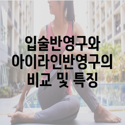 입술반영구와 아이라인반영구의 비교 및 특징