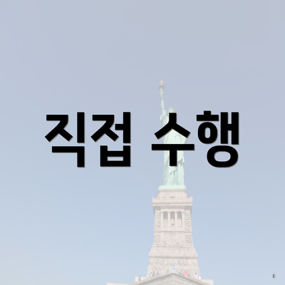 직접 수행